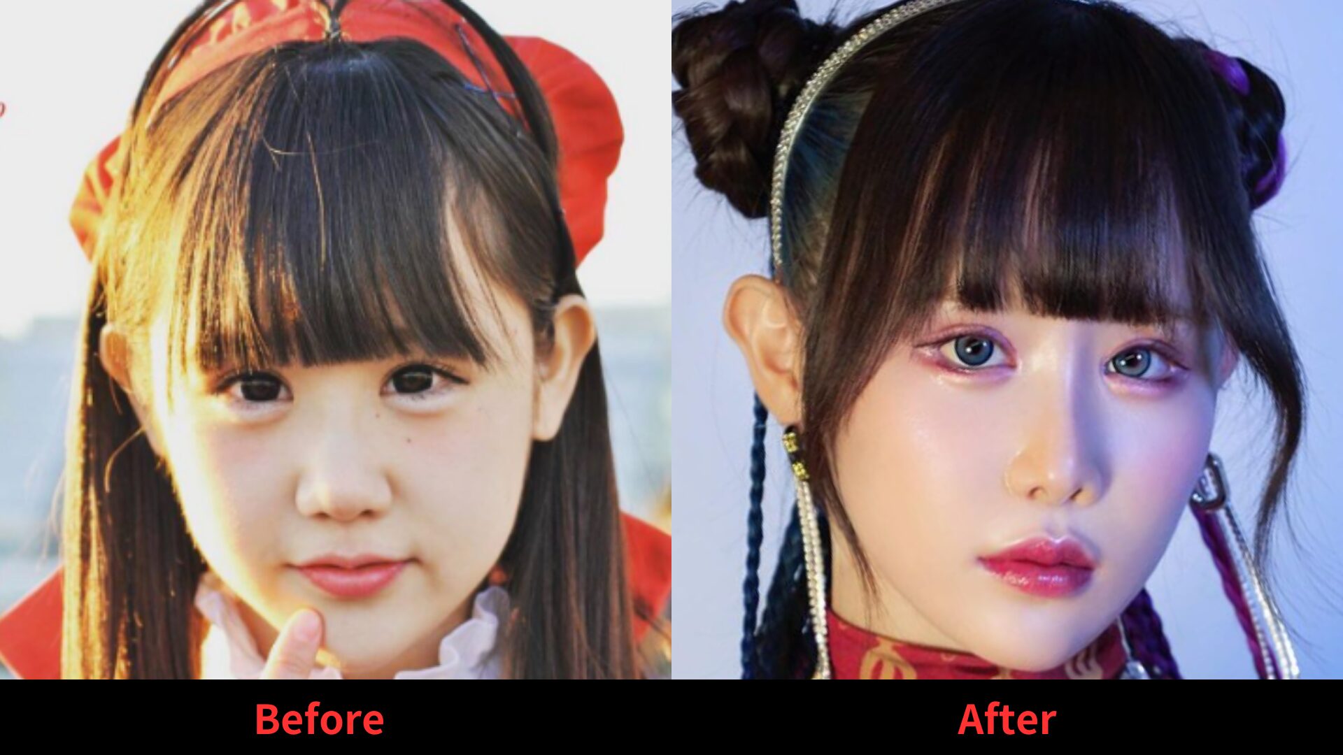 ゆりにゃの整形前、整形後、どちらも可愛い説？画像で比較 | uminekko.blog